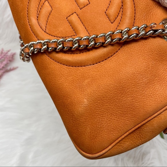 Gucci Nubuck Soho Chain Shoulder Bag - Picture 15 of 15